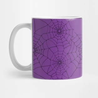 Halloween Spider Cobwebs Pattern Mug